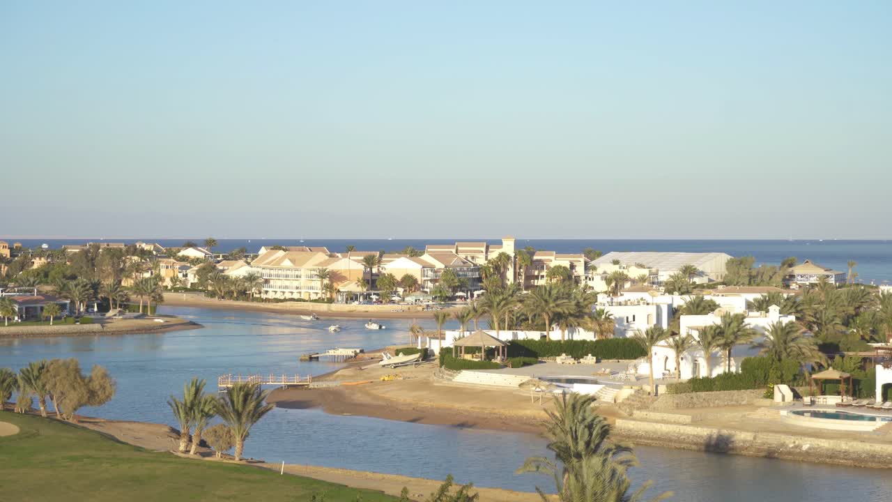 Modern City El Gouna in Egypt