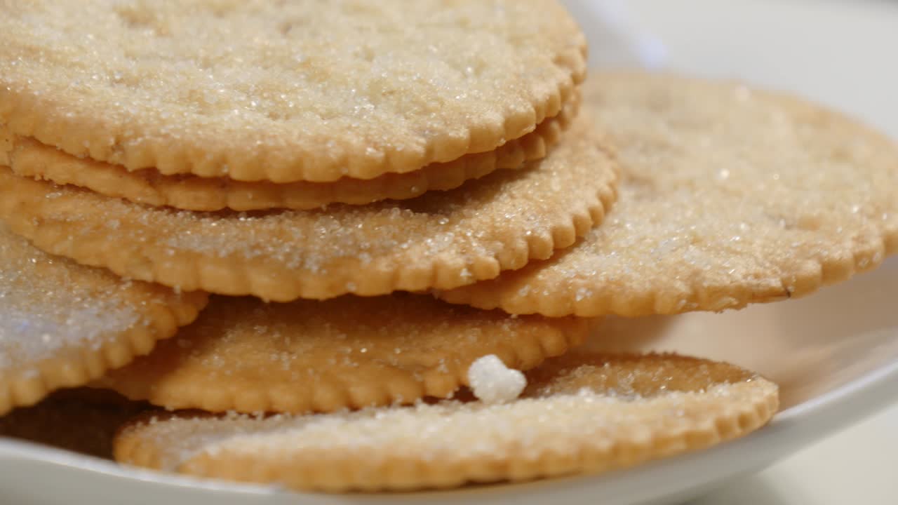 Sugar biscuit crackers