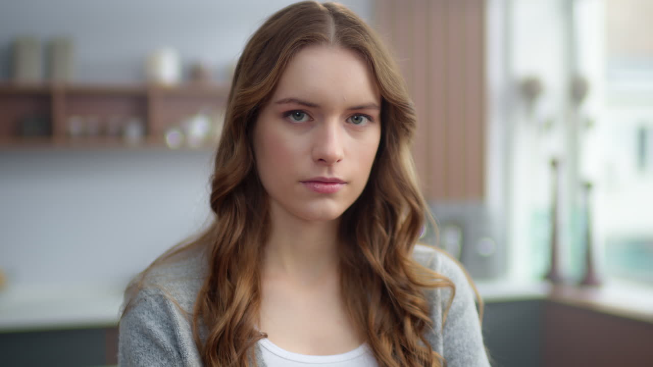 Woman feeling annoyed indoor