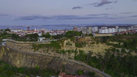 drone shot from the riverside by almada