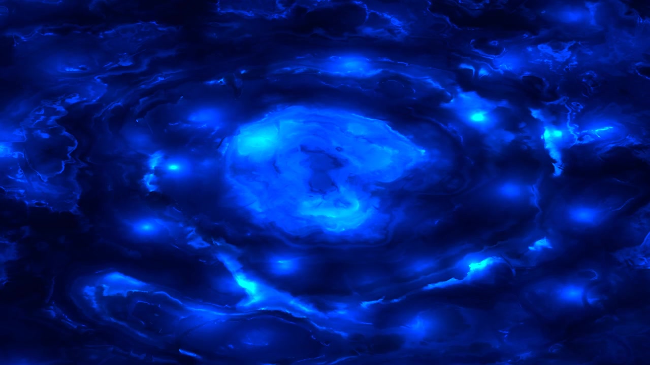 Sfondo astratto di energia fluida luminosa blu intenso