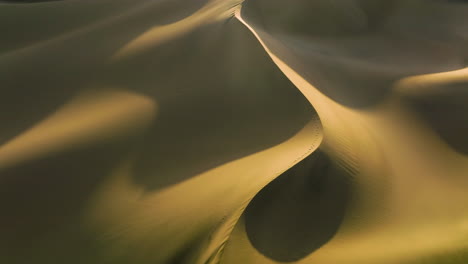 fine sand dunes at sunset in death valley national park