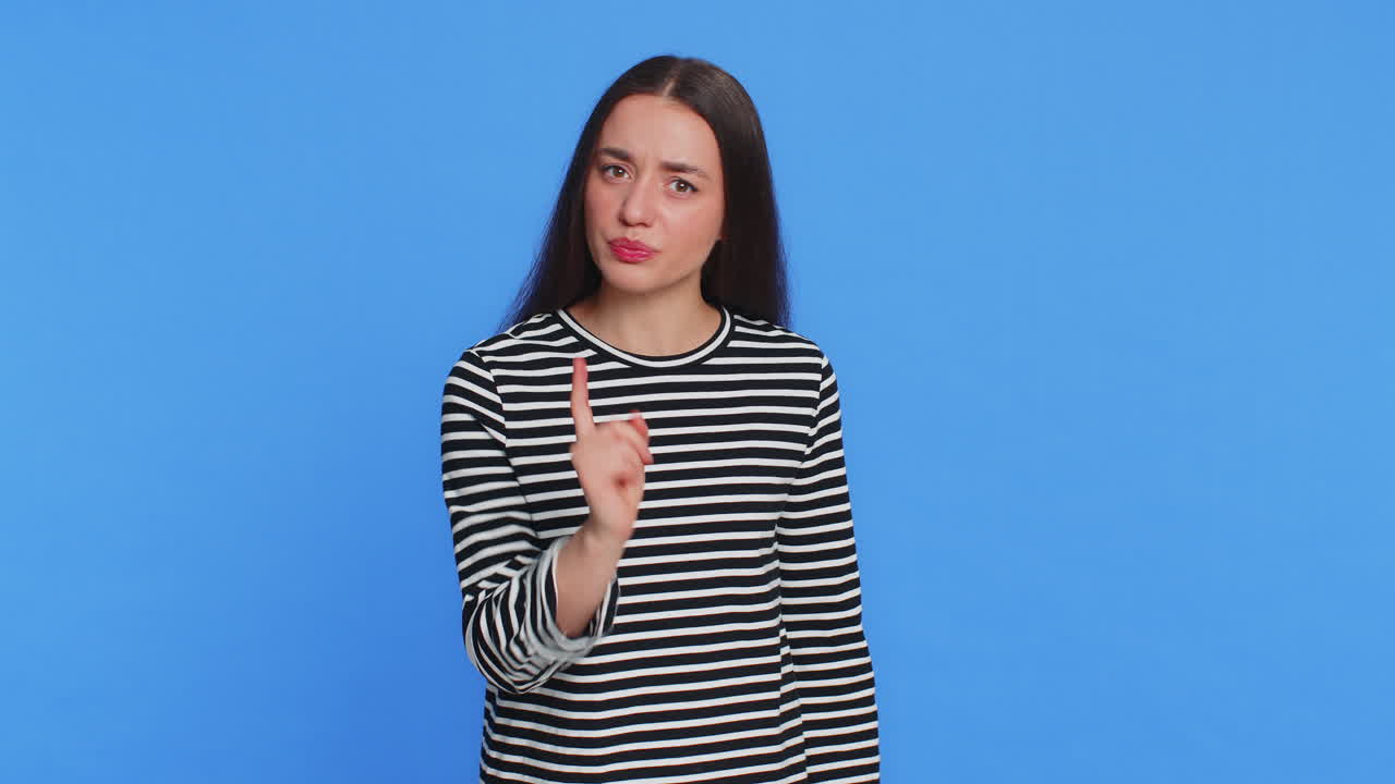 Woman having quarrel irritation displeasure blaming scolding for failure asking why this happened