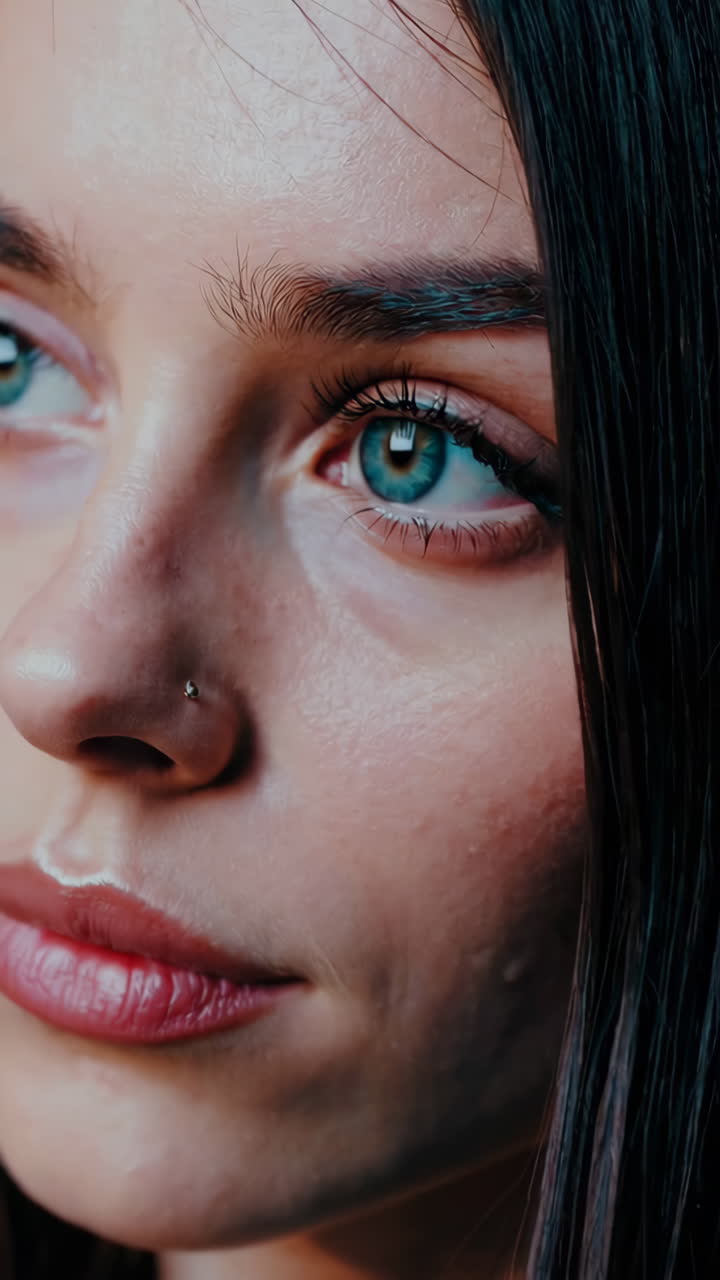 retrato en primer plano de una mujer