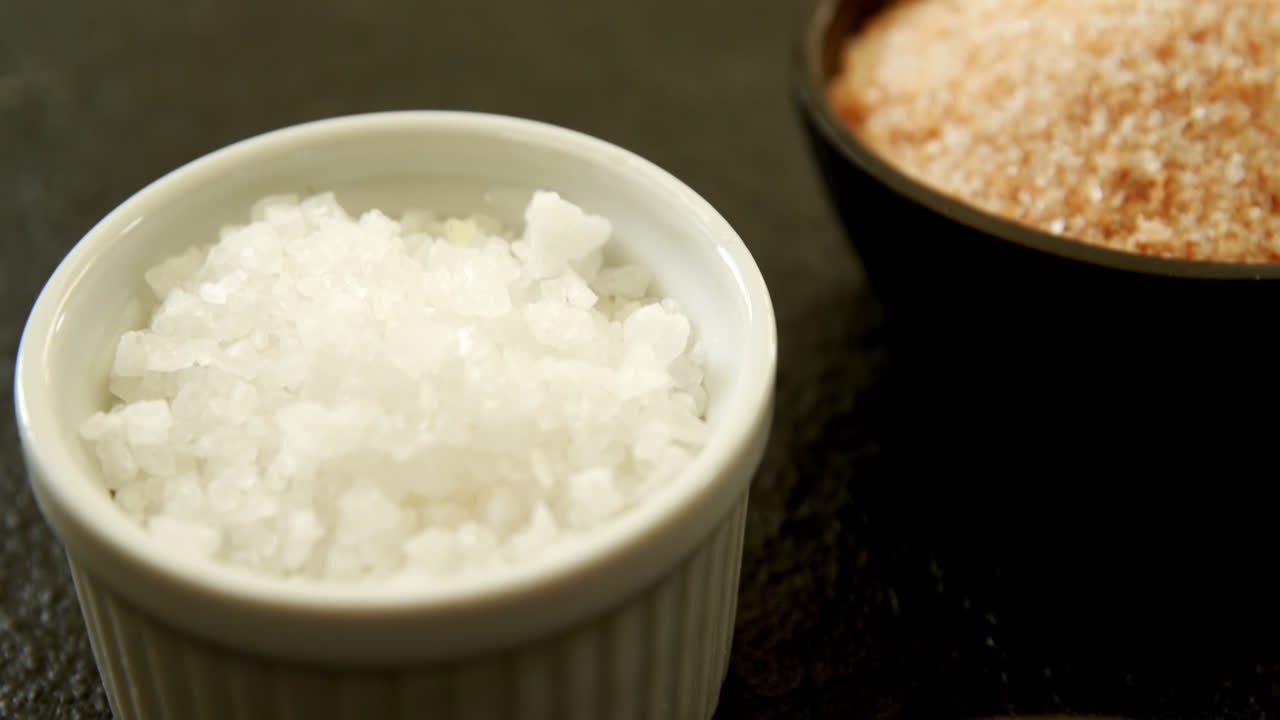 각종 소금 4k 그