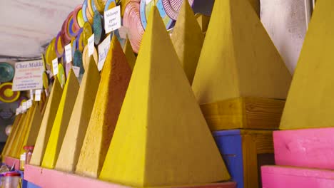 pyramid shaped spices in morocco