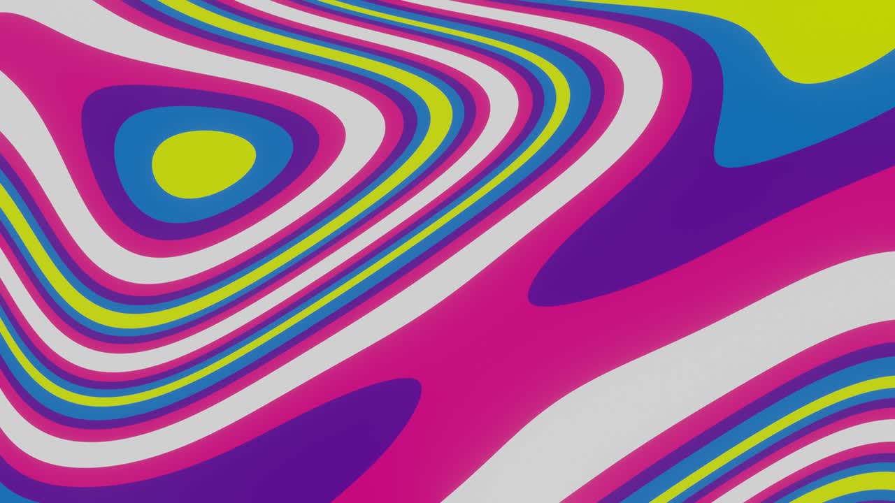 animación de estilo plano abstracto. bucle sin costuras