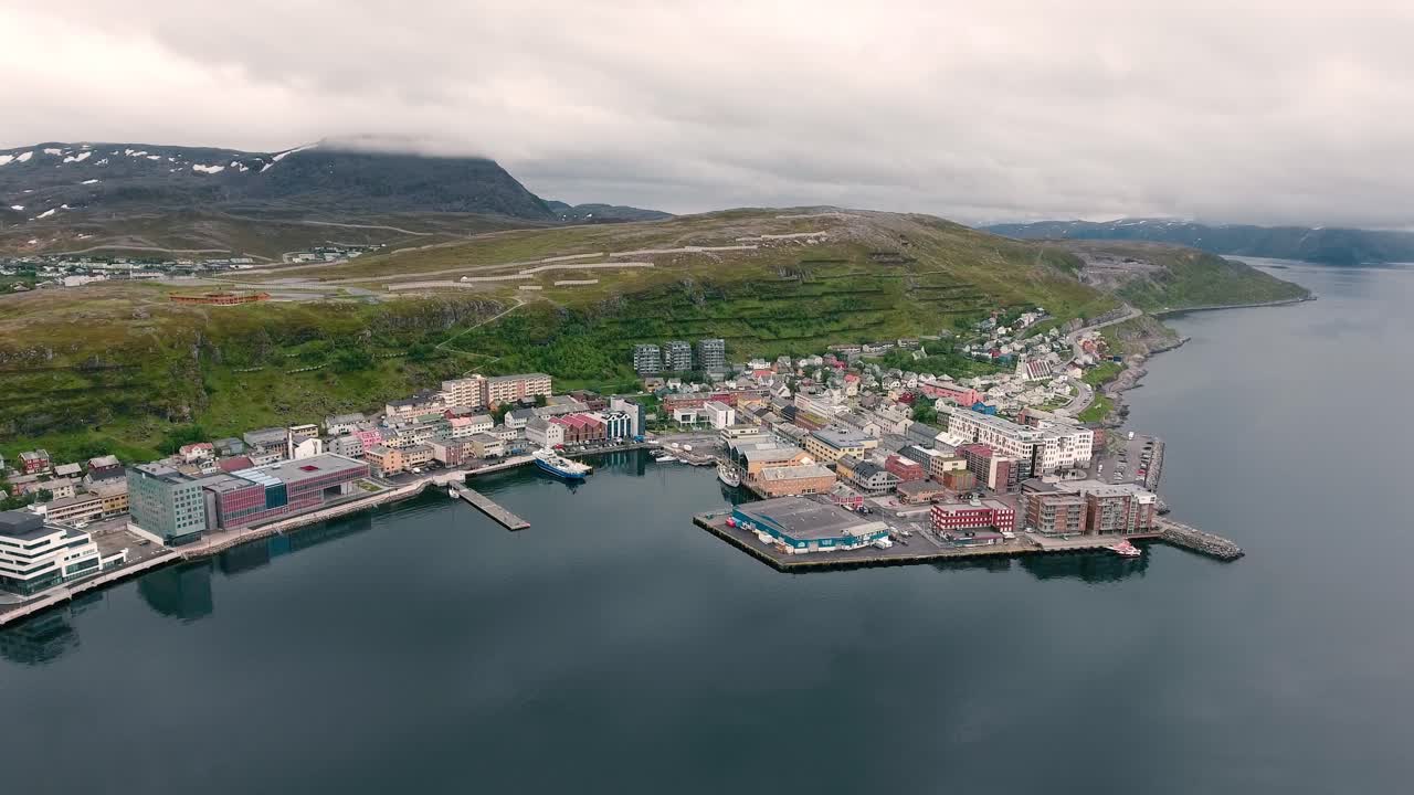ciudad de hammerfest, finnmark, noruega