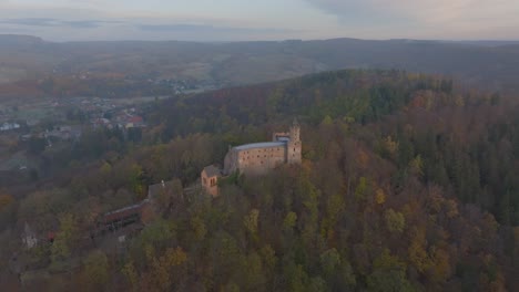 zamek grodno mountains in lower silesian poland