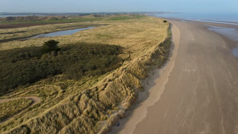 beach in donabate stretching all the way into malahide