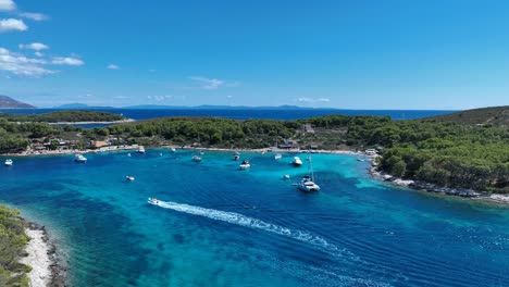 laguna azul croacia en 4k