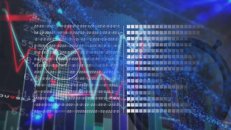 Animación-Del-Procesamiento-De-Datos-Sobre-El-Mundo