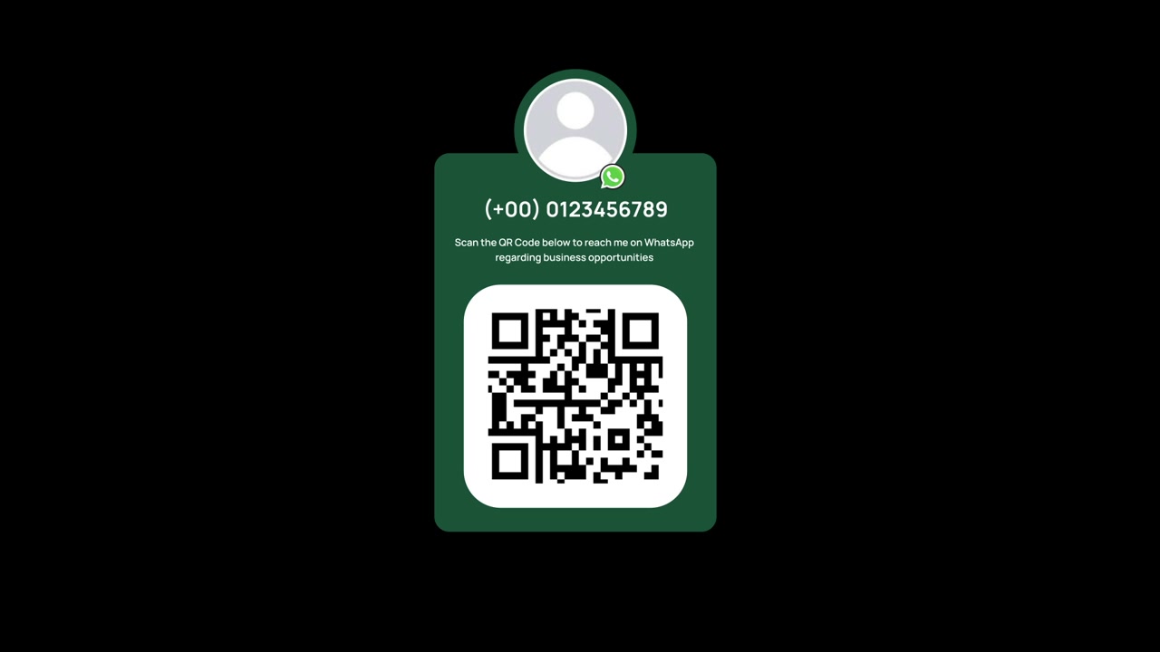 WhatsApp QR Scan Animation