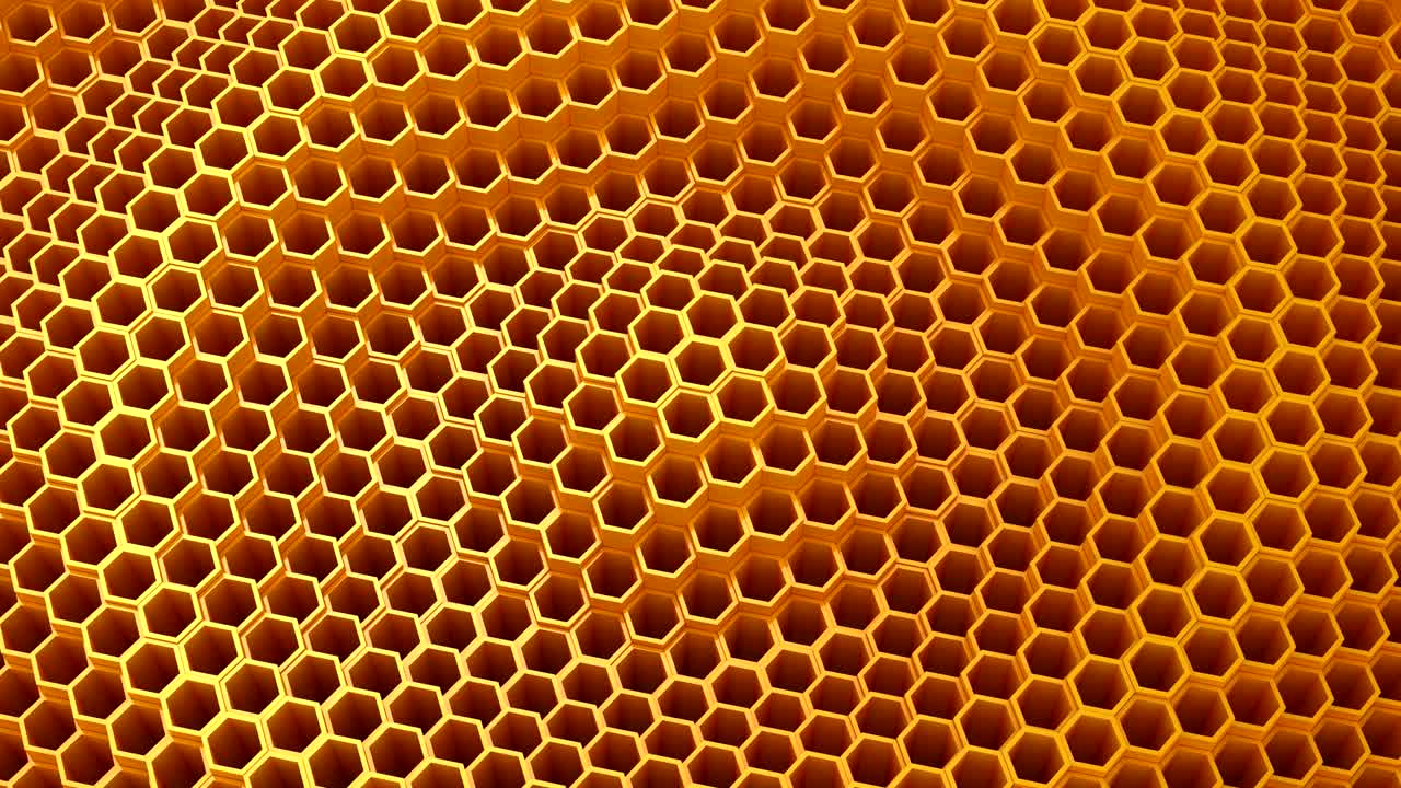 Background of Animated Hexagons