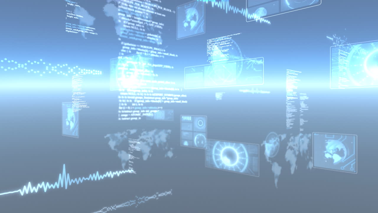 스케인 스캐닝, 통계 기록 및 데이터 처리 스크린의 애니메이션