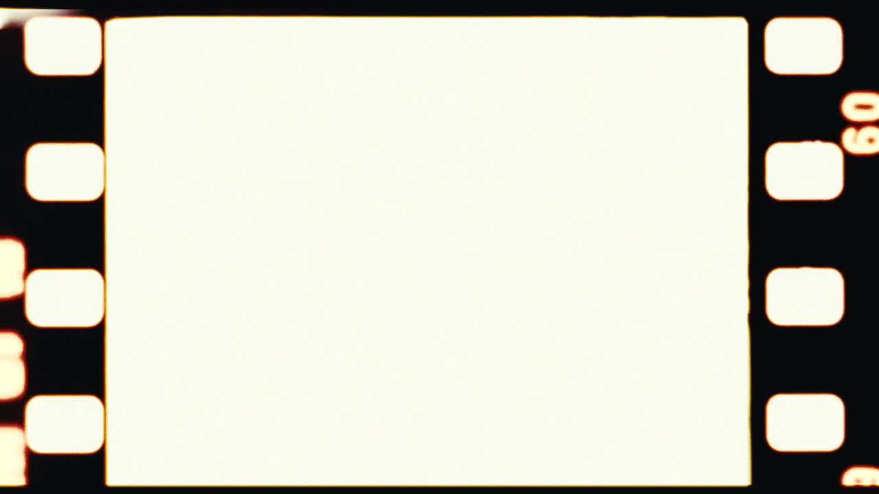 marco de película en blanco