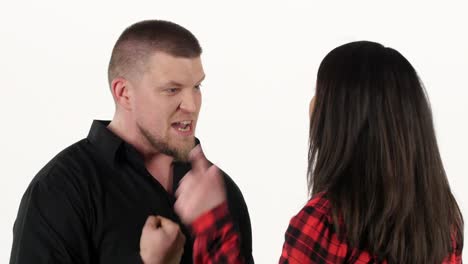 angry couple