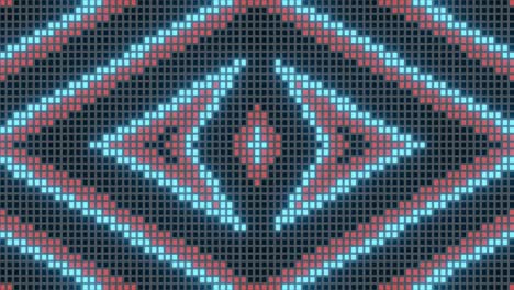 vj loop animation of pixel mosaic 4