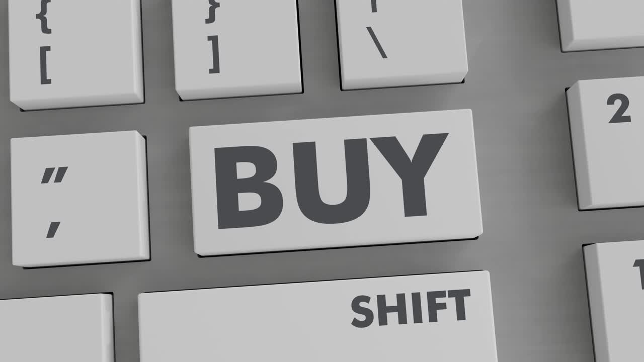 pulsación del botón de compra en el teclado