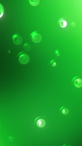 abstract green background with light circles