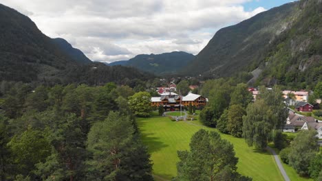 historic dalen hotel in dalen, tokke town in vestfold og telemark, norway