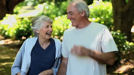 Elderly-couple-taking-a-break-after-running