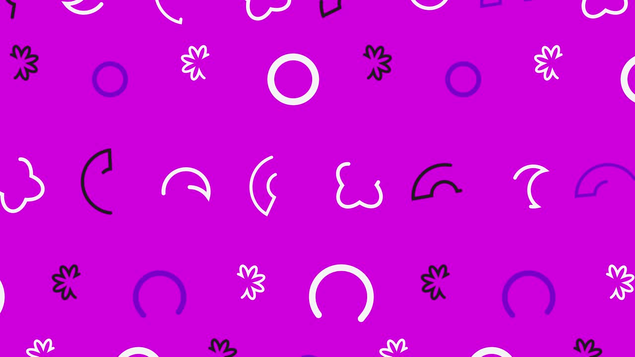 Seamless Pattern Abstract Animated Background
