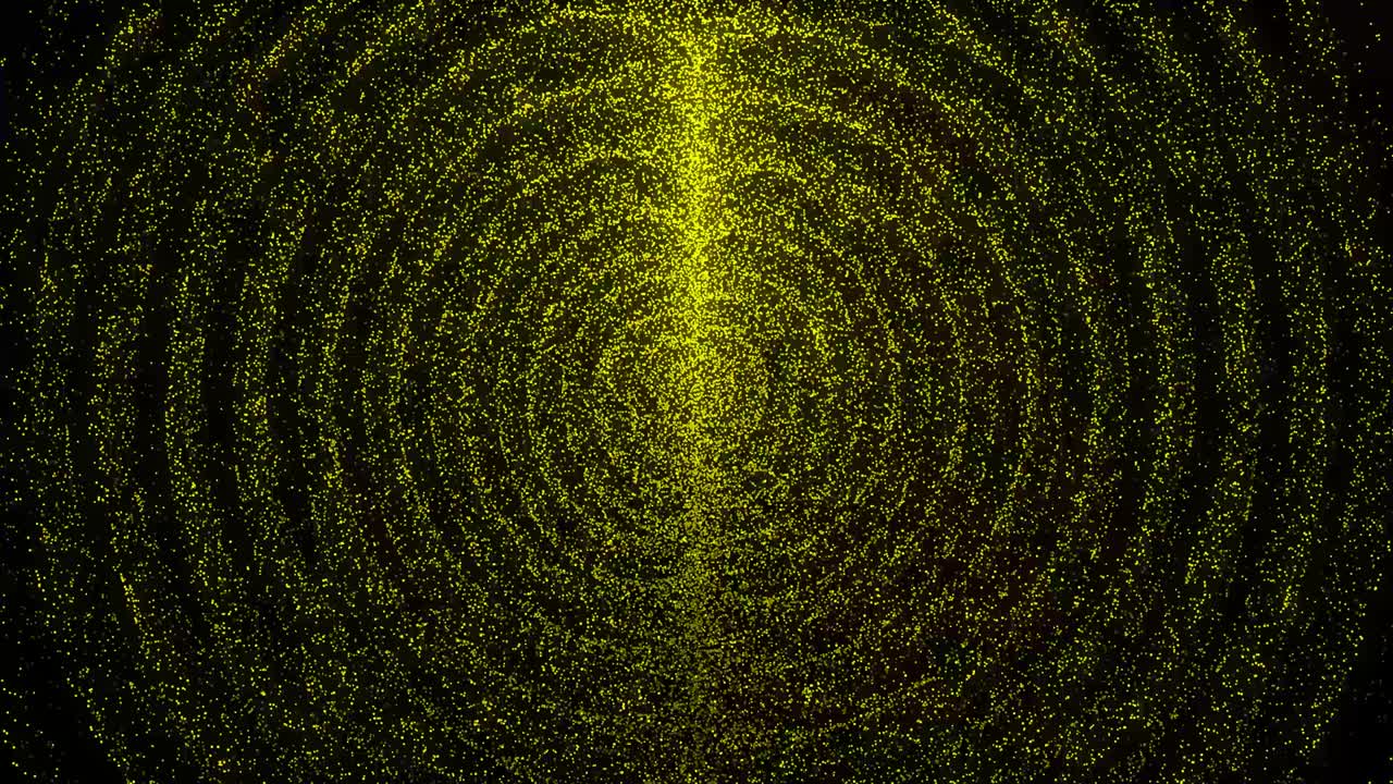 노란색 점 모양 패턴 애니메이션 모션 그래픽