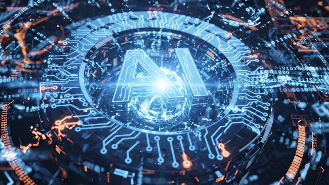 Futuristic AI Technology Visuals: An Insight into Advanced Artificial Intelligence Designs Demonstrating Circuitry, Data Processing, and Digital Innovation
