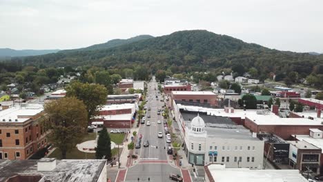 marion nc, marion north carolina aerial in 4k