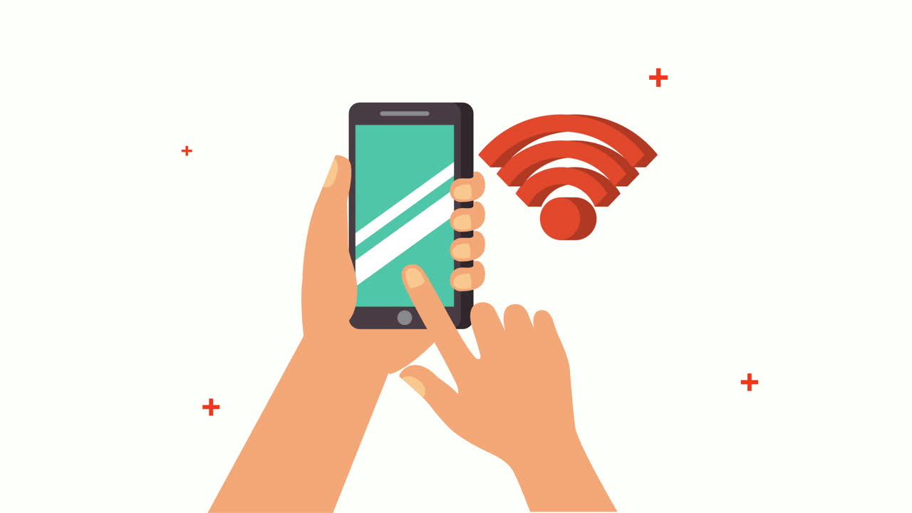 conexión de servicio wifi con teléfono inteligente