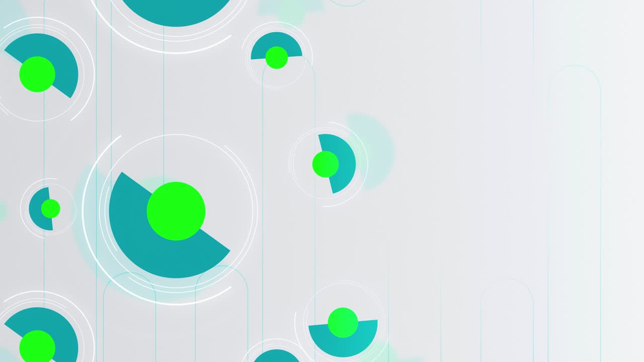 fondo circular abstracto. abstracto limpio, simple y brillante animación de fondo. hermoso diseño de movimiento. los conceptos de negocios, finanzas, tecnología, futurista, internet, datos, fibra óptica, velocidad, inalámbrico, web, móvil, sin costuras, loopable