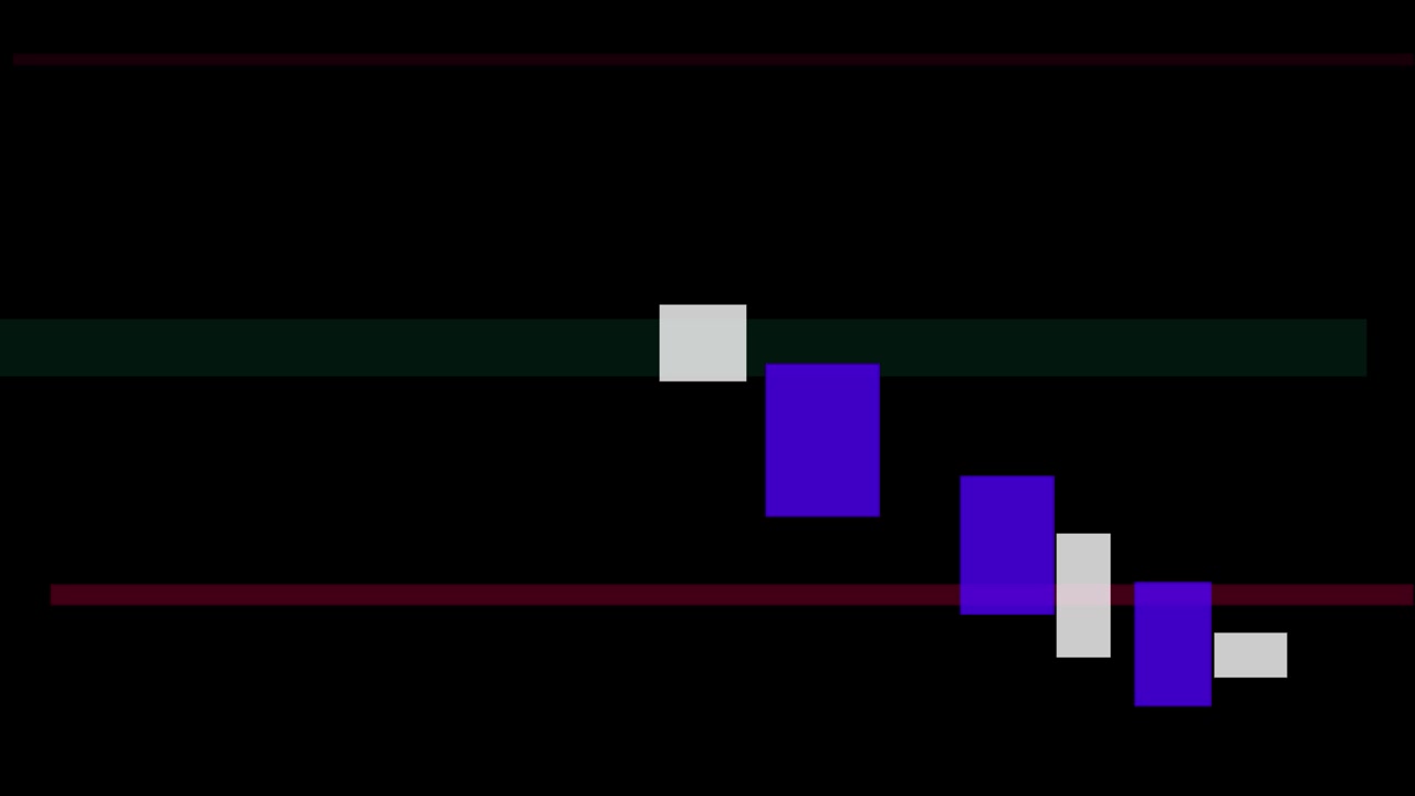 Abstract Digital Motion Graphics with Geometric Shapes and Lines