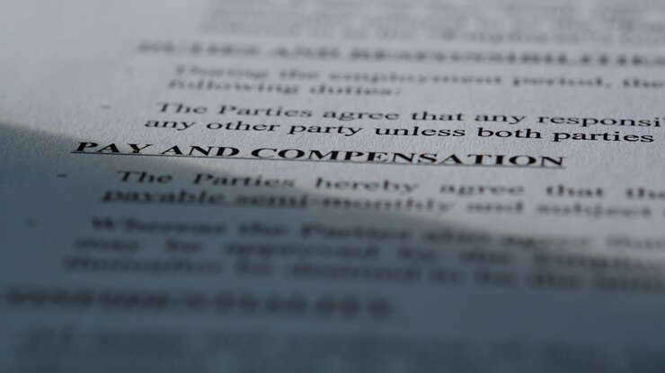 Detailed look contract terms notice clearance. Pay and compensation conditions