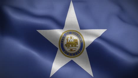 houston texas bandera de los estados unidos fondo de bucle 4k