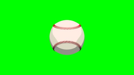 toon style baseball ball animation.