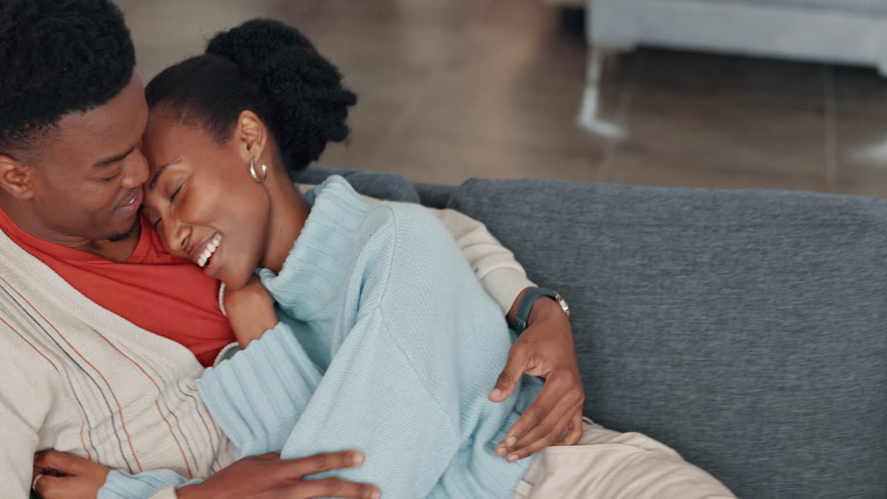 Happy, love and smile couple hug