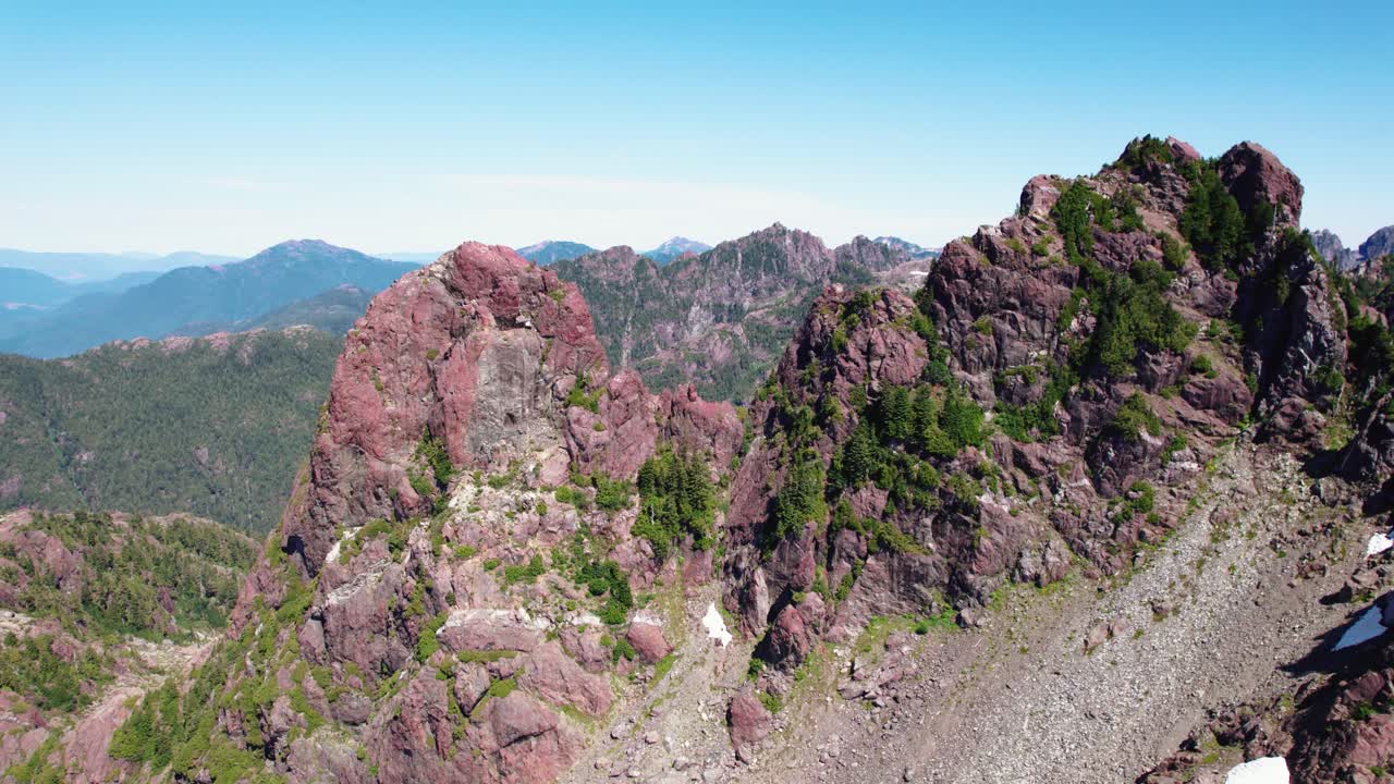 들쭉날쭉 한 산맥 - mackenzie range, vancouver island, bc, canada