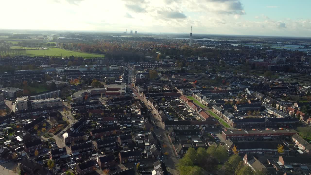 도시 풍경 의 공중 풍경