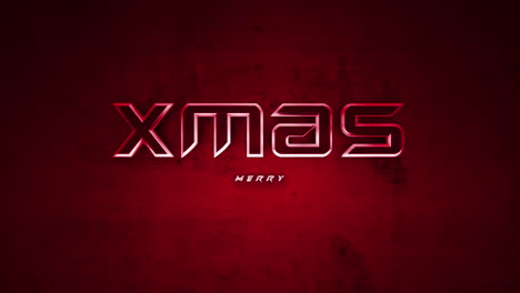 Dark-monochrome-Merry-XMAS-text-on-red-gradient