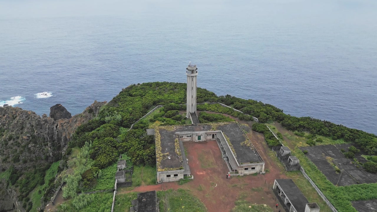 Lighthouse Structure, Maritime Landmarks Portugal, Rocky Headlands, Aerial