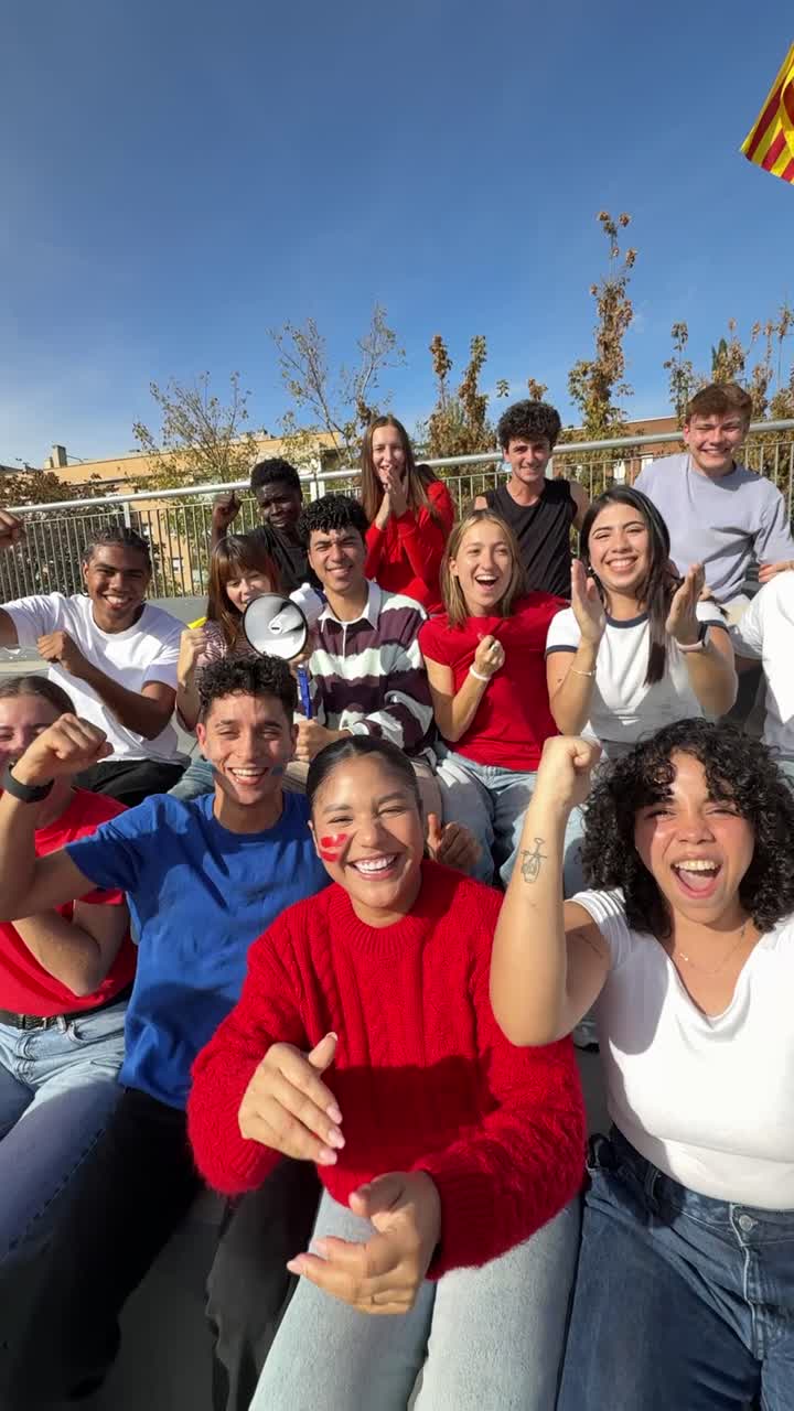 Enthusiastic Crowd Cheering at an Event