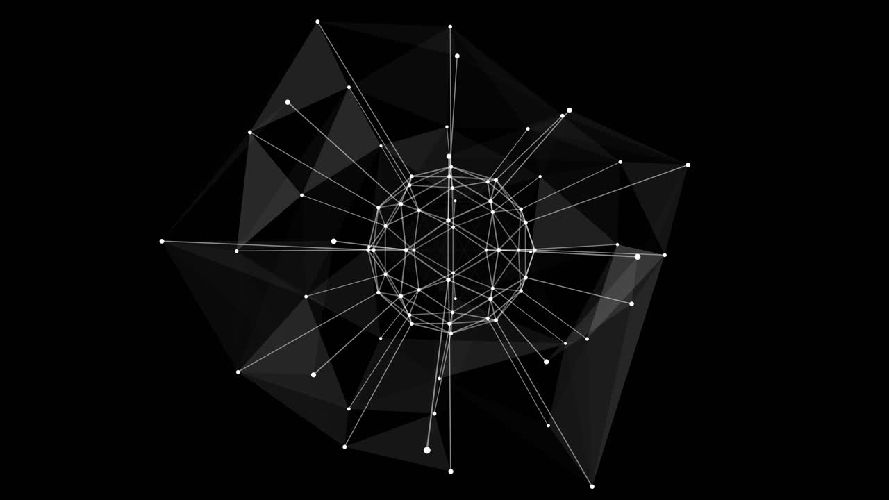 추상적인 기하학적 구체 디자인