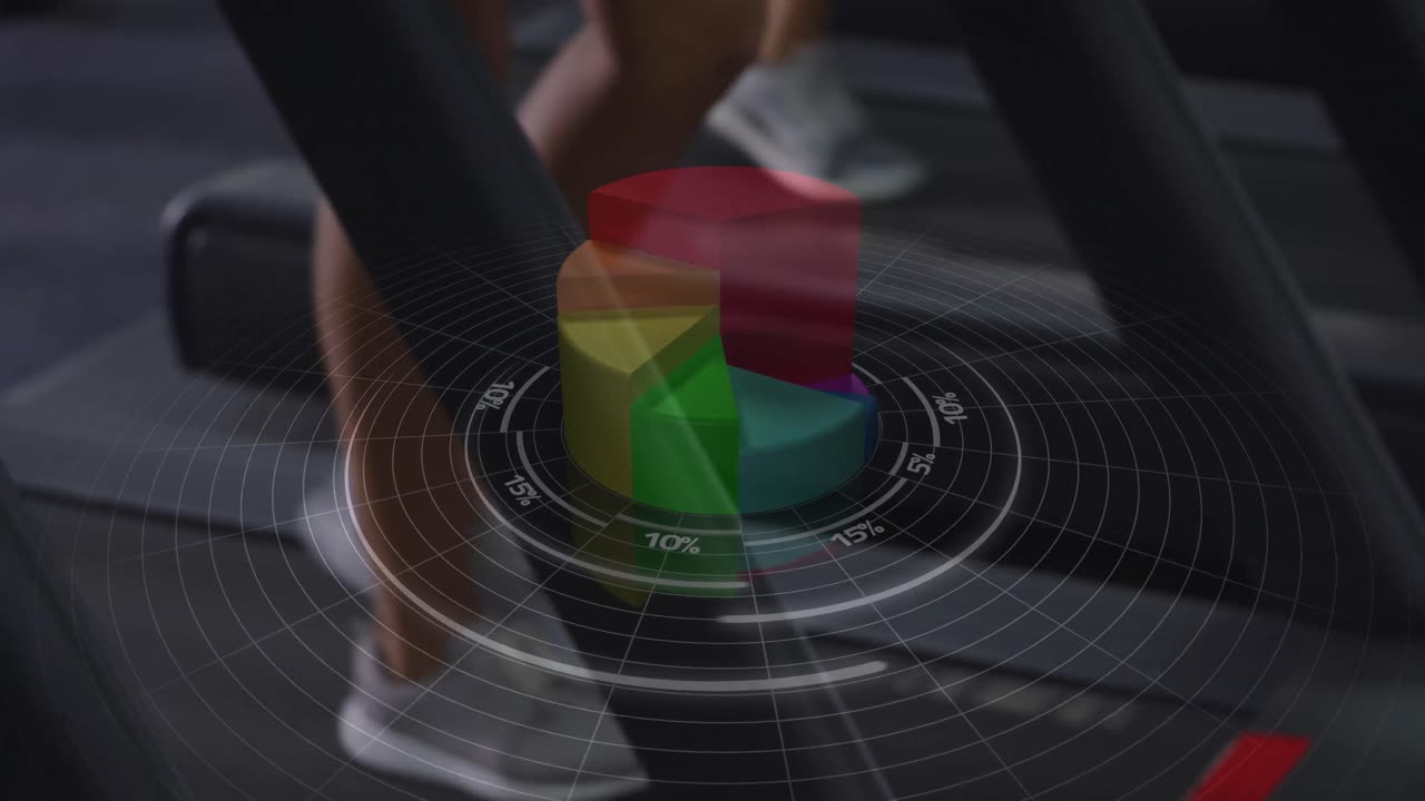procesamiento de datos estadísticos contra la baja sección de personas que usan cinta de correr en el gimnasio