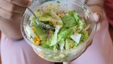 tuna salad in a container