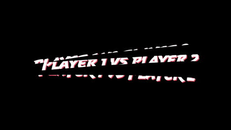 palabras del jugador 1 contra el jugador 2 escritas en mayúsculas