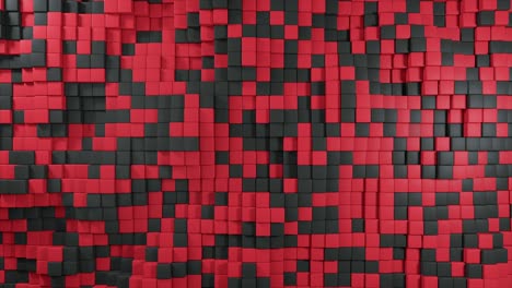 fondo abstracto del movimiento de cubos de dos colores