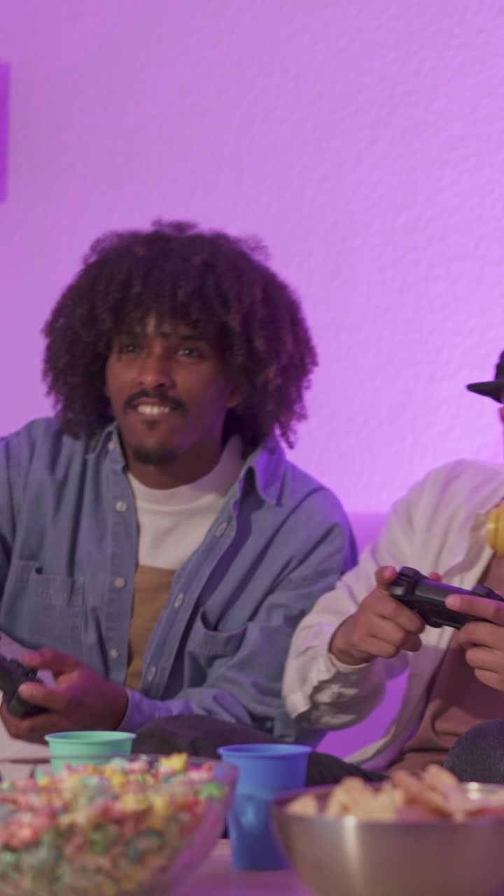 Gaming session with friends