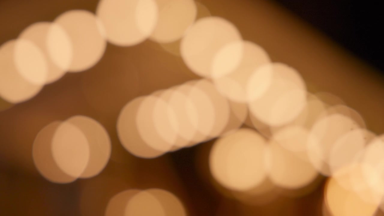 Night lights bokeh background