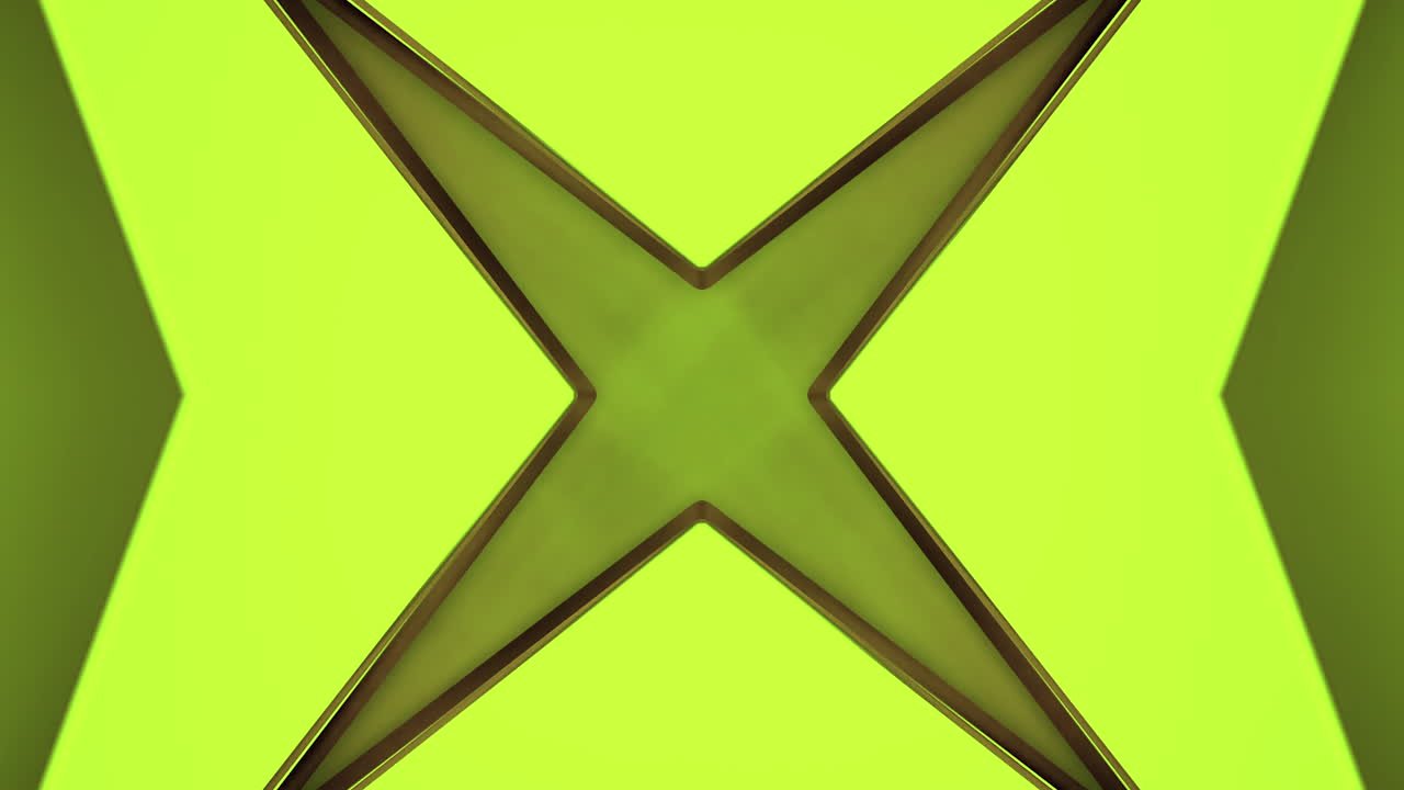 patrón geométrico abstracto con luz verde